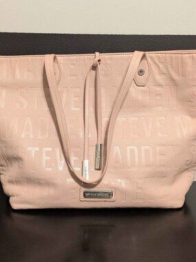 blush pink Steve Madden tote purse
